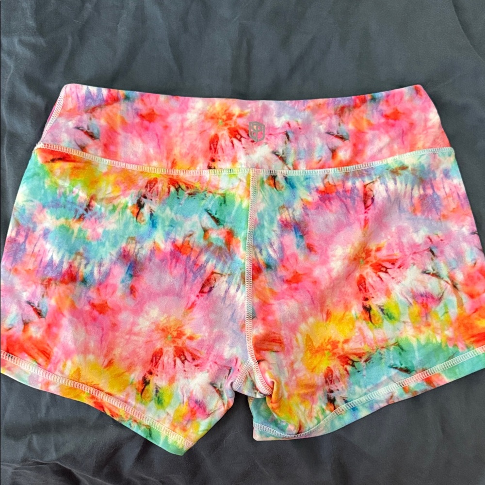 Born Primitive Multicolor Tie-Dye Athletic Shorts